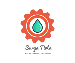 surya tirta water heater services logo portrait box